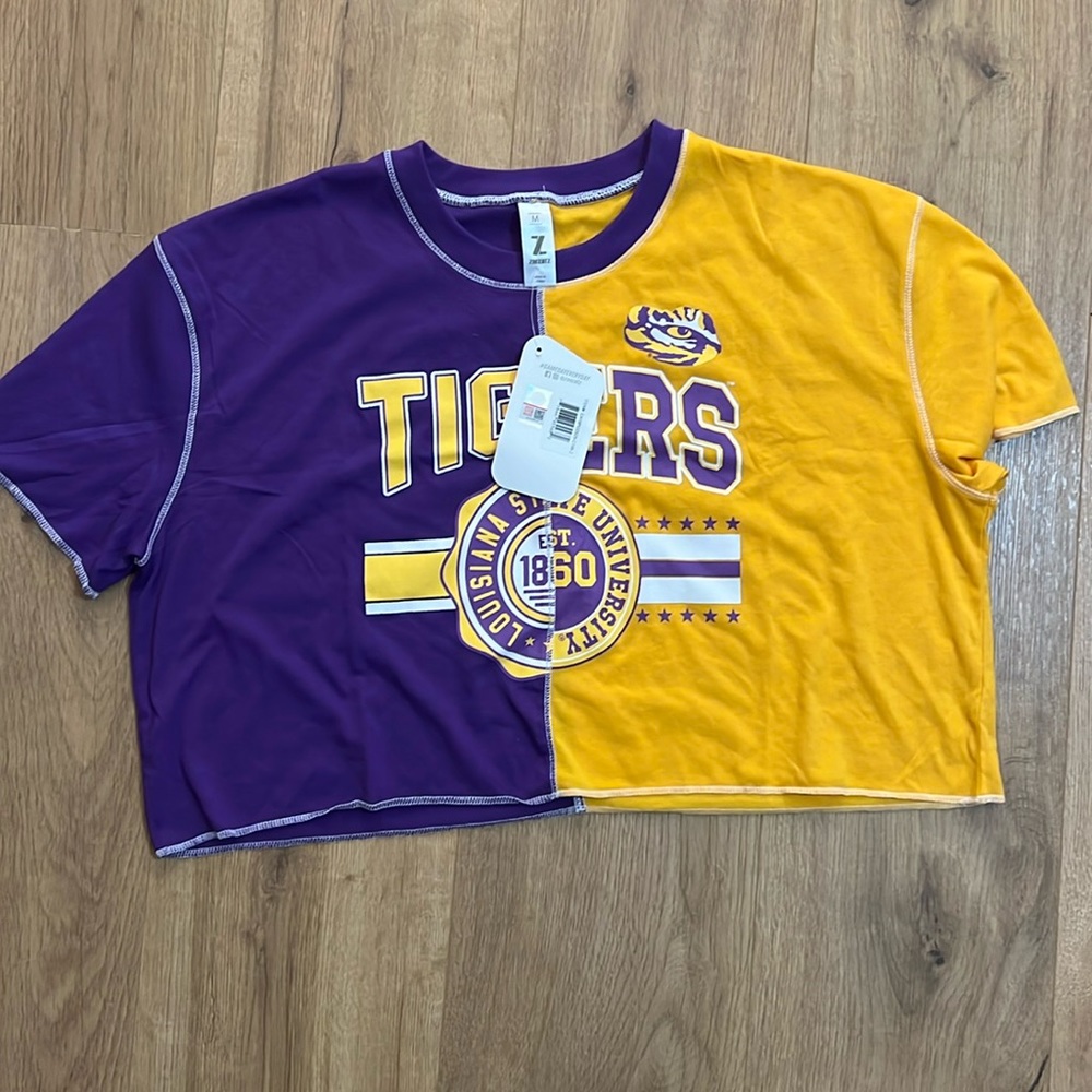 LSU cropped top
